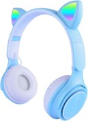 Resim STOREMAX aclyashop M6 Pro Cat RGB Led Işıklı Kedi Kulağı Band Tasarımlı Ayarlanabilir ve Katlanabilir Kulak Ü 