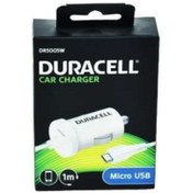 Resim Duracell 12v Micro Usb Telefon Araç Şarjı Beyaz Dr5005w 