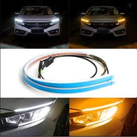 Resim Far Üstü Dinamik Kayar Sinyalli Gündüz Ledi 60 Cm 