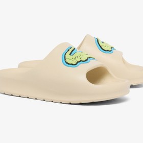 Resim Lacoste Serve Slides 2.0 Kadın Bej Terlik 