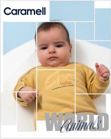 Resim Caramell Barbosa Erkek Bebek %100 Pamuk 3 İplik Şardonlu Sweat Cepli Pantolon Lüx Takım Yeni Sezon Sarı - Gri 