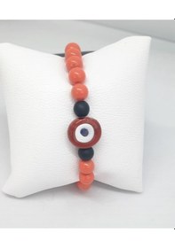 Resim Glamglamour El İşçiliği Danagöz Ve Cam Boncuk Bileklik Çok Renkli 
