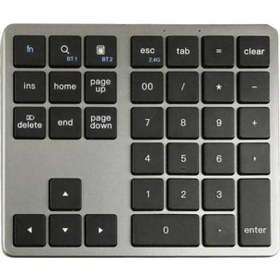 Resim Xianwen Mini Sayısal Klavye 2.4g Kablosuz Bluetooth Uyumlu Çift 