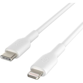 Resim Belkin Apple Lightning Usb Type-c Hızlı Şarj Ve Aktarım Kablosu Beyaz 1 Metre 