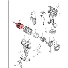 Resim Makita DHP456 Anahtarsız Mandren 13 MM Ürün Kodu 766004-9 