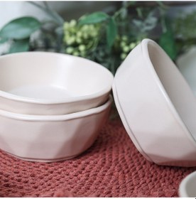 Resim Keramika Mat Krem Kristal Çerezlik / Sosluk 12 Cm 6 Adet 950 