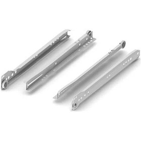 Resim Beyaz Klasik Çekmece Rayı 40 Cm 