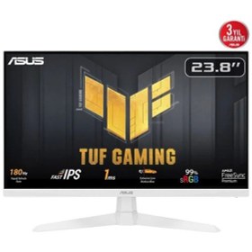Resim Asus Tuf Gaming Vg249q3a-w 23.8 İnç 180hz 1ms Full Hd Adaptive Sy 