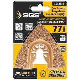 Resim mikudesign 1881 Karbür Zımparalama Raspalama Bıçağı 77 mm 