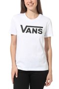 Resim FLYING V CREW TEE Beyaz Kadın Kısa Kol T-Shirt Vans