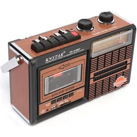 Resim Knstar Fp-319Bt Bluetooth Usb+Sd+Fm Kaset Çalar Müzik Çalar Radyo 
