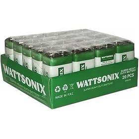 Resim Wattsonix 9 Volt Pil 20 Li Paket 9v Pil 