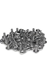 Resim Naco Bilgisayar Montaj Vidaları 25'er Adet Set (Toplam 75 Adet). Kasa, Anakart, Dvd. HDD ve SSD Disk Için 