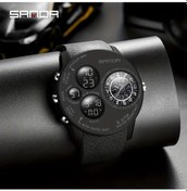 Resim Oldfriend Sanda Erkek Spor Saati Siyah Gece Işığı 50m Su Geçirmez Çok Fonksiyonlu Hediye Diğer 