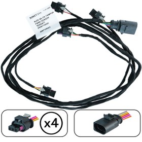 Resim Soketsan Audi Q5 2013- Ön Park Sensör Tesisatı 8R0971095D 