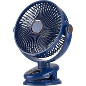 Resim Shine Store Yatak Odası Akıllı Vantilatörü, Tüm Oda 13" Son Derece Sessiz Hava Sirkülatörü 2989 Mavi 