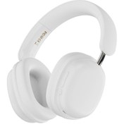 Resim WIWU Bluetooth Kulaklık Wiwu TD-05 Elite Serisi Katlanabilir Pure Bass Hi-Fi Kulak Üstü v5.3 Beyaz 