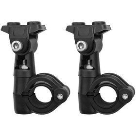 Resim Motosiklet Sabitleme Braketi Sis Lambası Montaj Braketi Led Yardımcı Lamba Braketi - R1200gs F800gs Siyah 