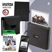 Resim Instax Wide Link Gri Akıllı Telefon Yazıcısı ve Hediye Seti 2 