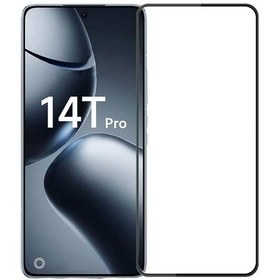Resim Xiaomi 14t / 14t Pro İçin Pınwuyo 9h 3d Tam Ekran Patlamaya Dayanıklı Temperli Cam Film Siyah 