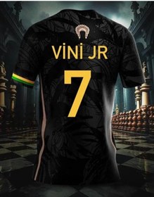 Resim jabuka Brezilya Siyah Vini jr Özel Konsept Forması (Jersey) 