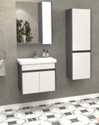 Resim NETDEKO Verona 60 Cm Banyo Dolabı (boy Dolap Dahil) 