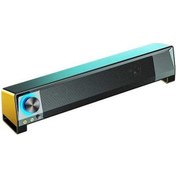 Resim Flybuy Usb Kablolu Sada V-199 Bilgisayar Hoparlörü Soundbar, Stereo Subwoofer, Güçlü Müzik Çalar, Siyah 