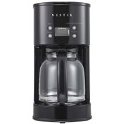 Resim Vestel Retro Siyah Filtre Kahve Makinesi 