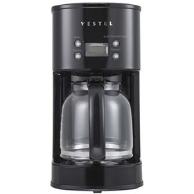 Resim Vestel Retro Siyah Filtre Kahve Makinesi 
