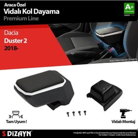 Resim Life Dacia Duster 2 Kol Dayama Kolçak Abs Vidalı Gri 2018-2023 A+kalite 