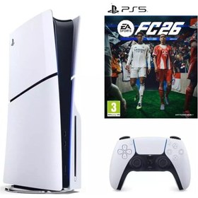 Resim Playstation 5 Slim CD Edition Oyun Konsolu - Ps5 FC 26 Oyun (i̇thalatçı Garantili) 