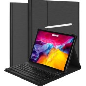 Resim Microcase iPad Pro 11 2020 - iPad Pro 11 2018 Bluetooth Klavyeli Standlı Kılıf - Bkk1 