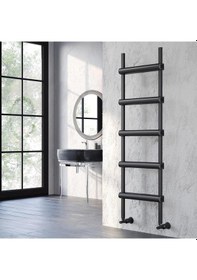 Resim Lojimax Alüminyum Havlupan Tianna Line 1900x500mm 6 Dilim Siyah 884 W Yüksek Isıl Güç -858 