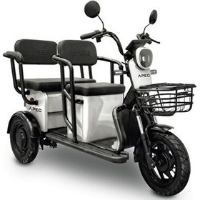 Resim Apm5 Elektrıklı Moped Sedeflı Beyaz 