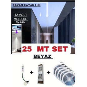 Resim Tavan Akışkan Piksel Kayar Led Sistemi 12 Volt Kit / 25 Metre /6000k Beyaz 