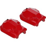 Resim Youtek Traxxas Trx-4 Aksesuarı - Çinko Alaşımlı Diferansiyel Kapağı Kırmızı/gümüş 