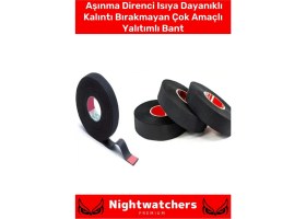 Resim Deluxe Isıya Dayanıklı Aşınma Direnci Kalıntı Bırakmayan Alev 10MT Yalıtım Bant 5 Adet 