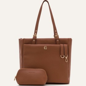 Resim Minore Taba E. Deri Gold Bebek Çantası 