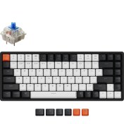 Resim Keychron K2 Kablosuz Mekanik Oyuncu Klavyesi-Hot-Swappable-Rgb -Bluetooth 5.1-Multitasking-Gateron G Pro Blue Switch-Alüminyum Çerçeve -(Version 2) 
