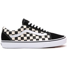 Resim Vans Ua Old Skool Damalı Sneaker Siyah 