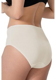 Resim Emay Bayan Modal Pamuklu Dantelli Yüksek Bel Bato Külot 1445 001 