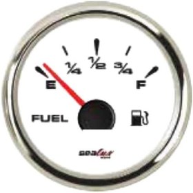 Resim Sealux Yakıt Seviye Göstergesi 12v/24v 0-190 Ohm - Beyaz-1419 