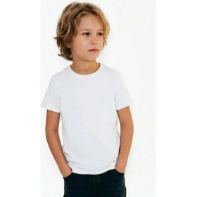 Resim Breeze Erkek Çocuk Tişört Basic 4-8 Yaş, Beyaz 