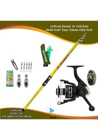Resim Albastar Elagant 420 Cm 100-200 Gr Avlivari Superx Tam Takım Hobi Surf Olta Seti-9596 