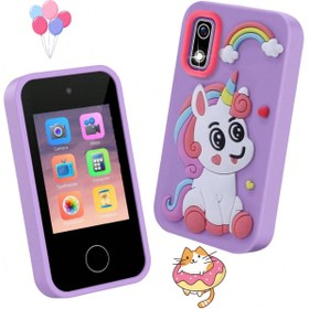 Resim Dynego Çocuklar İçin Akıllı Telefon Kameralı Eğitici Oyuncak Selfie, MP3 Çalar ve Müzikal Eğlence 