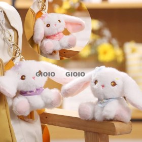 Resim Silver1 Iyi Şanslar Bebek Sevimli Karikatür Peluş Bebek Çanta Kolye Kız Öğrenci Bebek Asılı Anahtar (Yurt Dışından) 