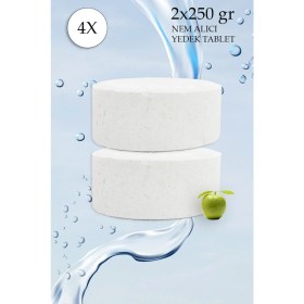 Resim Saban Nem Alıcı Rutubet Giderici Yedek Tablet 4'lü 2 x 250 gr Yeşil Elma 