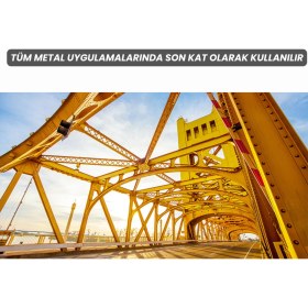 Resim Bars Propolı 2k 366 Poliüretan Su Yalıtım Boyası, Beton, Çatı, Teras, Metale Uygun - RAL: 9005 - SİYAH 