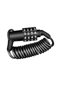 Resim Çeşitli Bisiklet Modellerine Uygun Mini Taşınabilir Çelik Kablolu Kask Zincir Kilidi Çok Renkli 