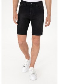 Resim U.s. Polo Assn. Erkek Siyah Şort Jean 50304344-dn0027 Black 